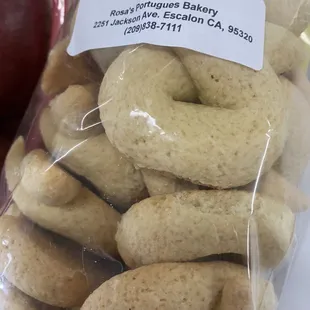 Bunch of this bakery's goods sold here-- nice fruit, pies, honey.....