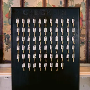 Not your traditional seating chart!