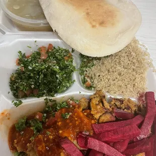 Chicken Shawarma Plate Combo