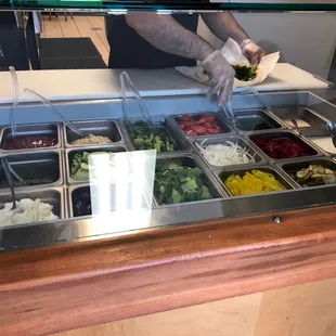 salads, interior