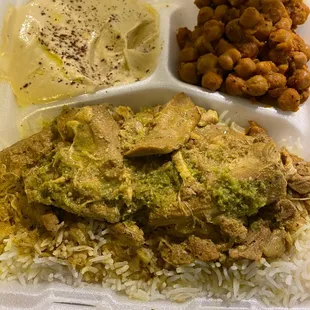 Chicken Curry Platter