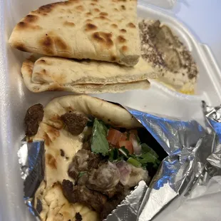 Lamb Shawirma Wrap