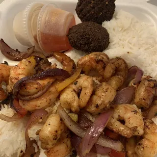 Shrimp Kabob Platter