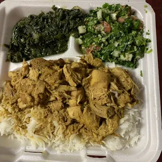 Chicken Curry Platter