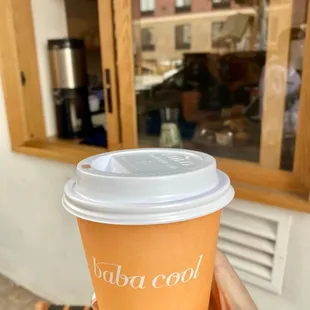 Chai latte from the to go window!