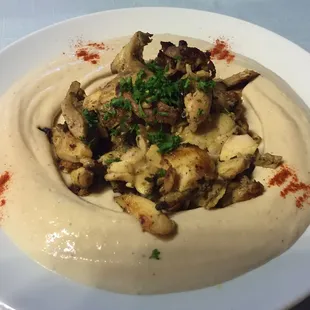 Hummus &amp; Chicken (a bit small for the price)