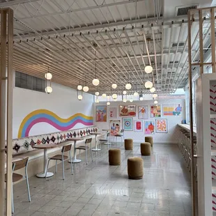 interior, sushi and sashimi