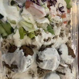 Falafel platter