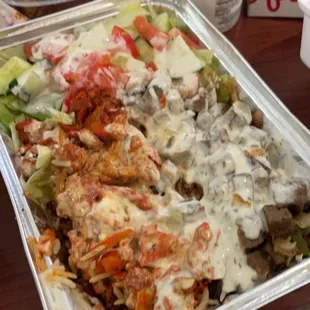 Mix Platter (lamb and chicken)