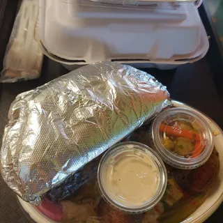 Baba ganoush platter