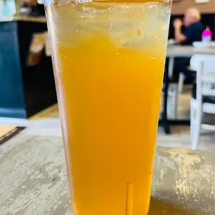 1/2 sweet tea and 1/2 lemonade