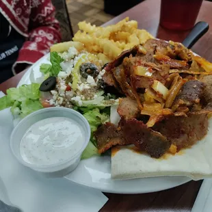 Gyro platter