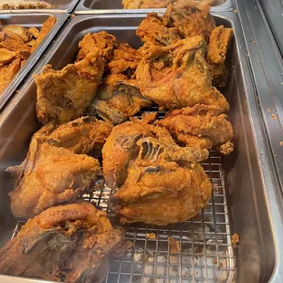 Fried Chicken Breasts Crunchy Moist Yummy