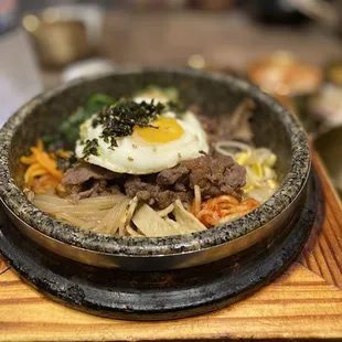 Beef Bulgogi Hot Stone Bowl