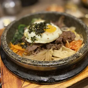 Beef Bulgogi Hot Stone Bowl