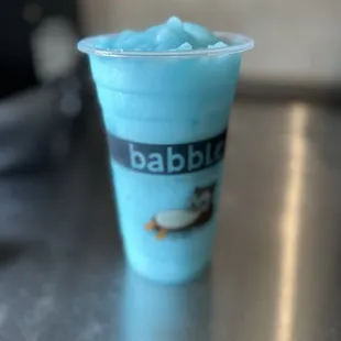 Blue raspberry lemon slush