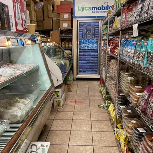 a view of a grocery store