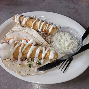 a plate of food