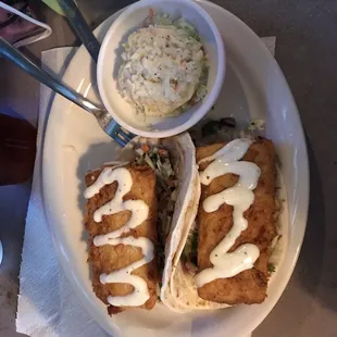 Fried Cod Tacos