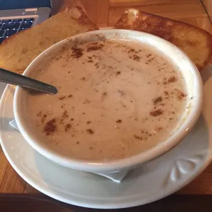 Crab Chowder and yes it is amazing