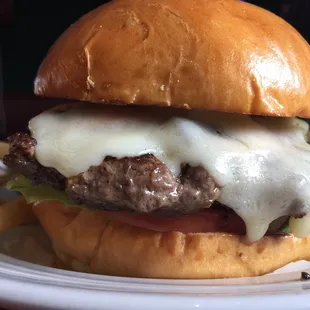 Mushroom Swiss Burger