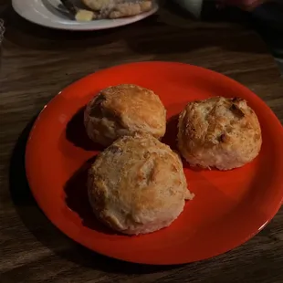 Love those biscuits with honey