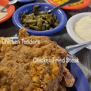 Note: if you dine in, you cannot take the sides home