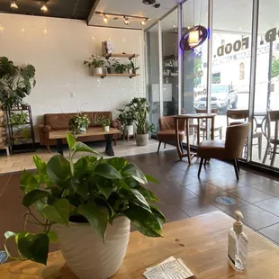 This is the inside seating area. Pretty comfortable.