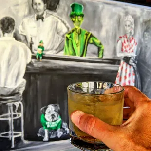 Magnificent patio art.