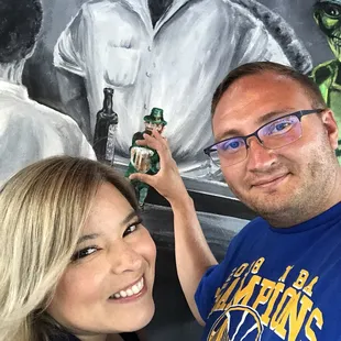 Chillin' with the tiny leprechaun!!!!