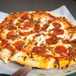pizza, food