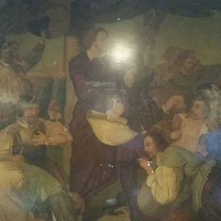 a painting of a religious scene