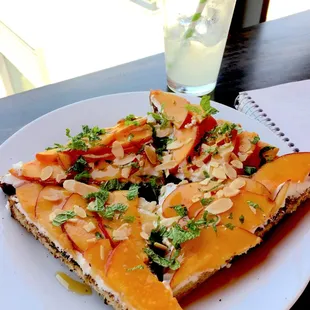 Avocado toast? Nah millennial, get the peach tartine.