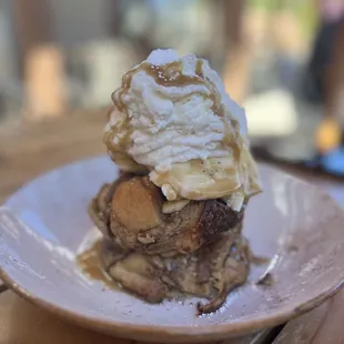 Banana Vanilla Bread Pudding  French Toast