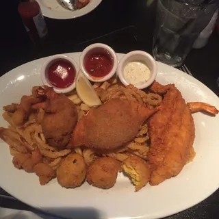 Lunch Fried Seafood Platter