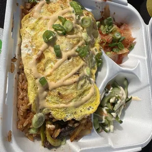 Spicy fried rice is sooooo good!