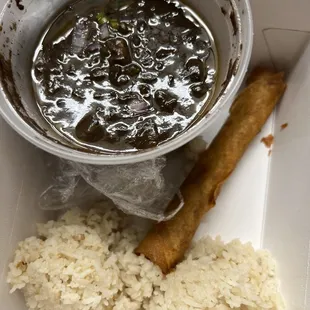 Diniguan combo. Good choice.