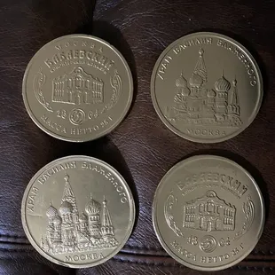Huge chocolate coins