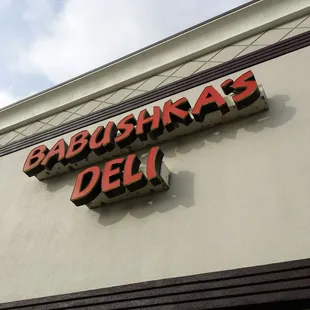 a sign on a building