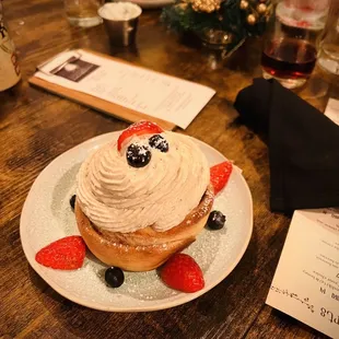 Warm sweet role. OMG, so good.