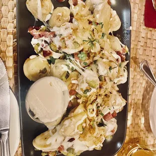 Dumpling platter.