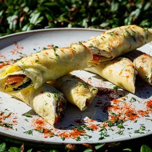 Smoked Salmon Blinchiki