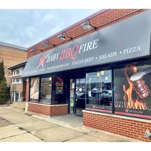 Baby BBQ Fire . 6715 W 26th St, Berwyn, IL BBQ Ribs Gyros Pizzas Italian Beef HotDogs Pasta Salads etc. Cool!