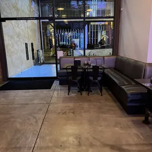 Eating area and entrance