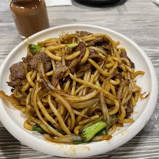 Singapore Style Pan Fried Noodles