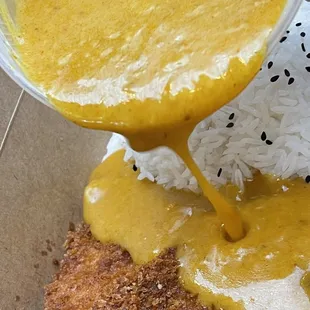 7. Curry Pork Chop Over Rice