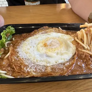 6. Baked Minced Meat Spaghetti Noodle