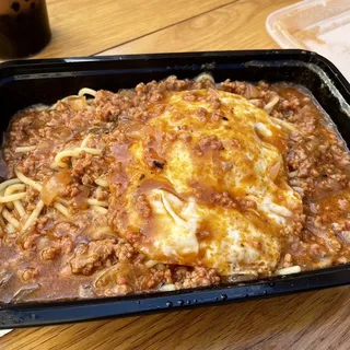 Minced Meat Spaghetti Noodle