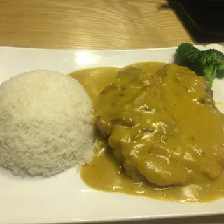 106. Curry Chicken Steak Rice