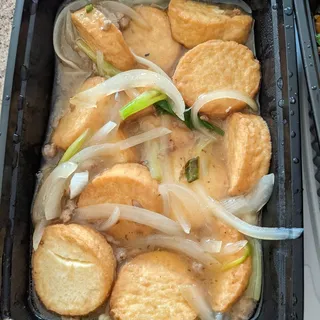 152. Sizzling Ground Pork Japanese Tofu